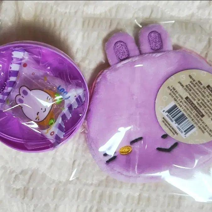 [BUNJANG]  잠뜰 (Jamtteul) Pixelty Suhyun Pouch &amp; Cookie Keyring Bundle Set / 잠뜰 픽셀리 수현님 파우치, 과자키링