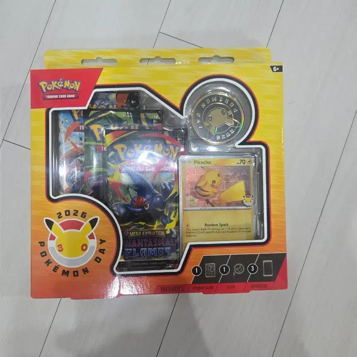 [BUNJANG] Pokemon 2026 Pokemon Day Celebration Pack Promo Card, Coin, Booster Pack / 포켓몬 2026 포켓몬데이 기념팩 프로모 카드 코인 부스터 팩