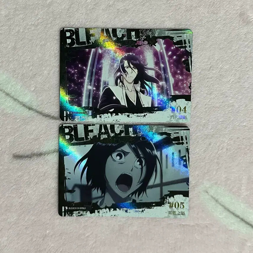 [BUNJANG] Bleach Thousand-Year Blood War Kuchiki Byakuya Rukia Kaiyu Card Set / 블리치 천년혈전 쿠치키 뱌쿠야 바쿠야 루키아 카유 카드 N