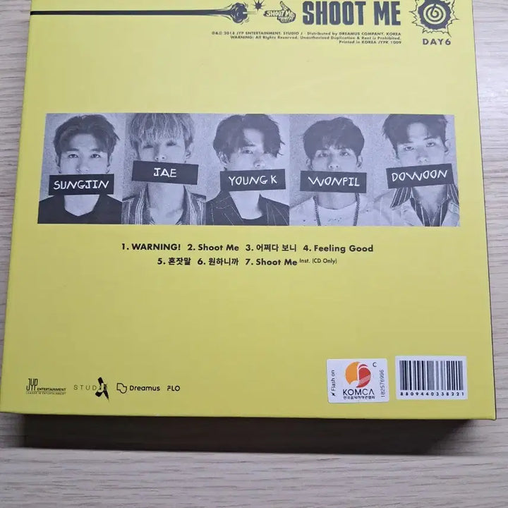 [BUNJANG] DAY6 SHOOT ME : Youth Part 1 Album (CD Only) / 데이식스 SHOOT ME : Youth Part 1 앨범