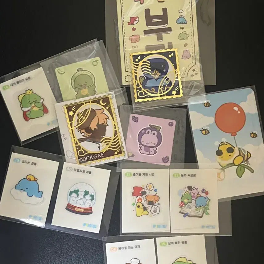 [BUNJANG] Latte Villains Various Characters POB Bundle Set / 잠뜰 띠부실 포카 각별 공룡 부적봉투 일괄 판매합니다
