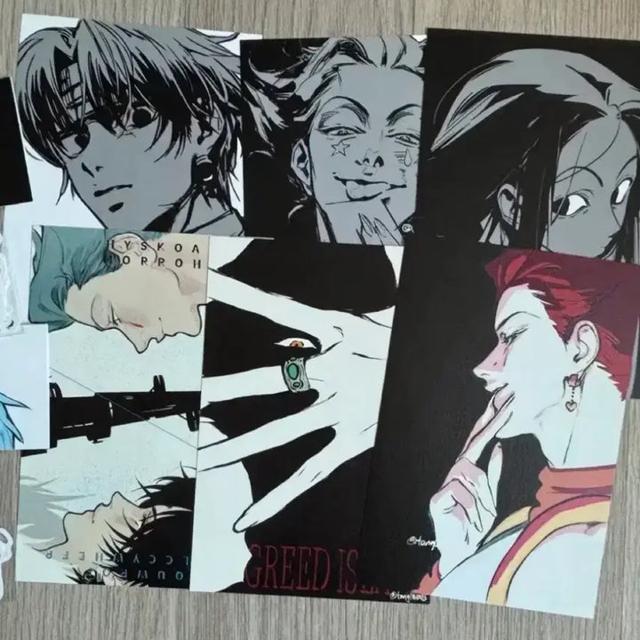 [BUNJANG] Hunter x Hunter Postcard Bundle Set / tang님 헌터헌터 엽서 일괄 원가 양도