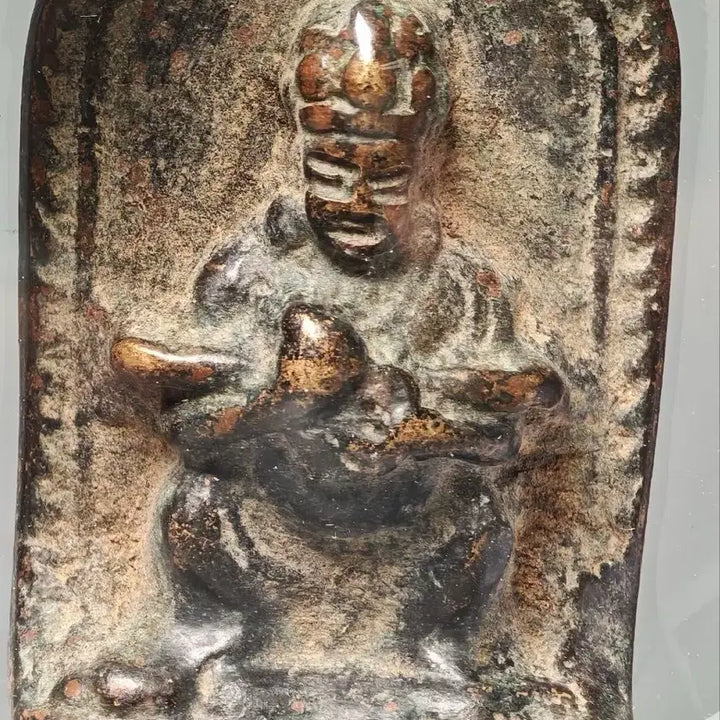 [BUNJANG] Old Bronze Guardian Buddha Statue Antique Buddhist Collectible Fine Art / 오래된 동제 호신불 불상 골동품 불교 수집품 고미술품