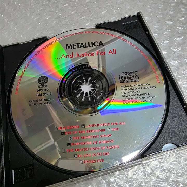 [BUNJANG] Metallica 4th Album - ...And Justice for All / 메탈리카 Metallica 4집 - And Justice for All