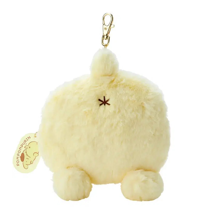 [BUNJANG] Pompompurin Butt Retractable Pass Case Keychain / 폼폼푸린 엉덩이 릴패스 키링