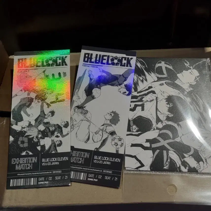 [BUNJANG] Blue Lock Comic-Pop Pop-up Original Art Exhibition 20,000 KRW Special Edition Postcard / 블루록 코믹팝 팝업 원화전 2만원 특전 엽서