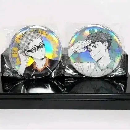 [BUNJANG] Haikyuu!! Original Art Badge Oikawa, Tsukishima &amp; Mini Tapestry Garland Kenma (Sealed) / 하이큐 가챠 미개봉 원화뱃지 오이카와 츠키야마/태피스트리 가랜드 켄마