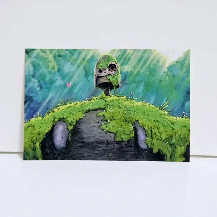 [BUNJANG] Studio Ghibli Castle in the Sky Official Postcard Set (10 Pieces) / 지브리 정품 천공의 성 라퓨타 엽서 10장