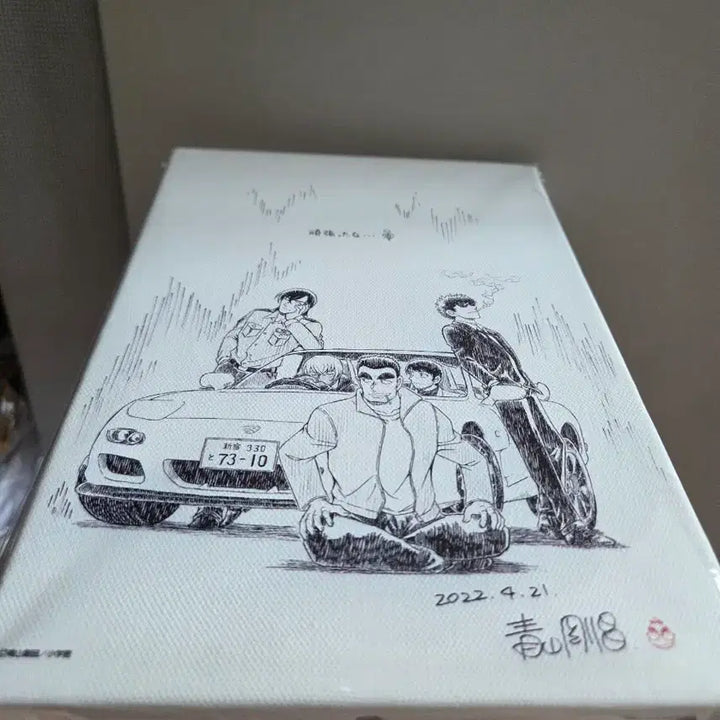 [BUNJANG] Detective Conan Police Squad Replica Canvas Art / (택포8만원)코난 경찰동기조 캔버스 복제원화