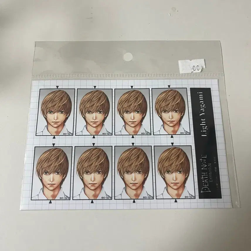 [BUNJANG] Death Note Light Yagami Unsealed Original Art Exhibition Photo / 데스노트 야가미라이토 증명사진 미개봉 원화전 전시회 증사