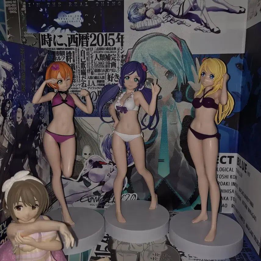 [BUNJANG] Love Live! EXQ Swimsuit Ver. Eri, Nozomi, Rin Bundle Set / 러브라이브exq 에리,노조미,린 일괄