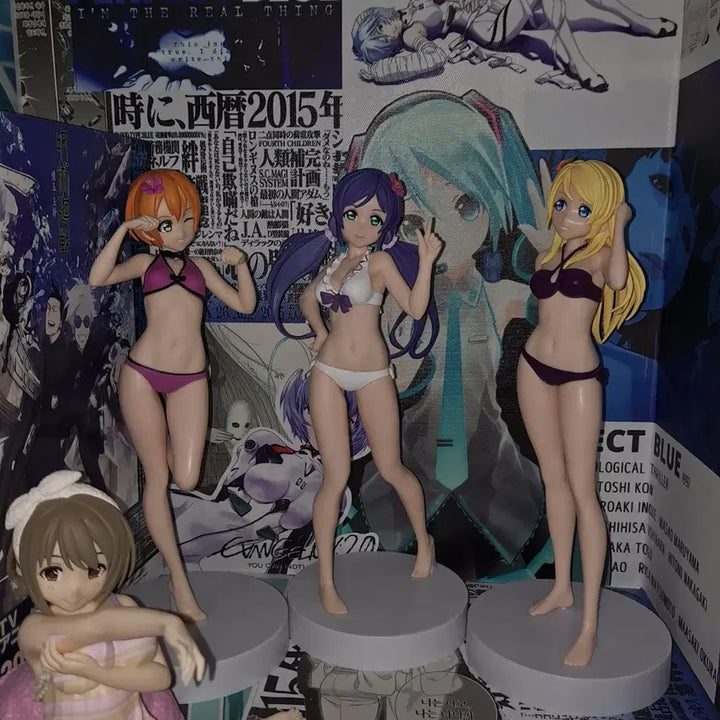 [BUNJANG] Love Live! EXQ Swimsuit Ver. Eri, Nozomi, Rin Bundle Set / 러브라이브exq 에리,노조미,린 일괄