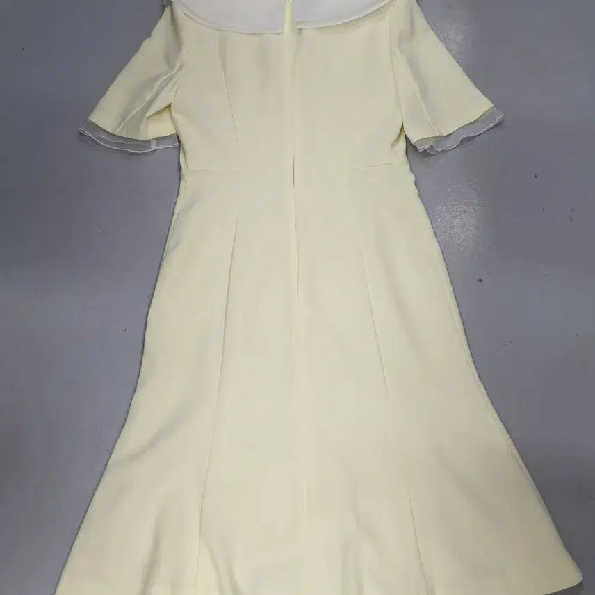 [BUNJANG] It Michaa Lemon Collar Dress / 잇미샤 레몬색 카라 원피스