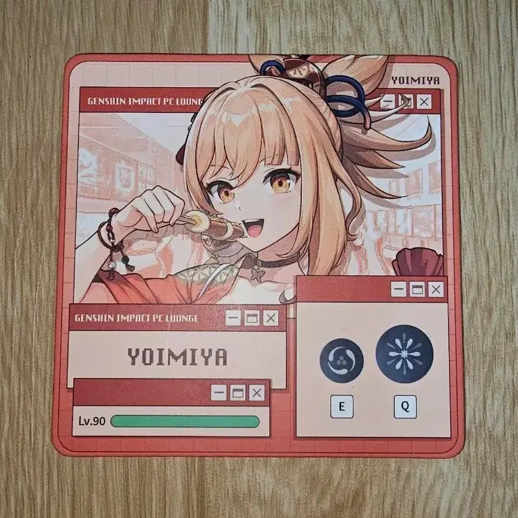 [BUNJANG] Genshin Impact Yoimiya PC Lounge Coaster / 원신 요이미야 PC 라운지 코스터
