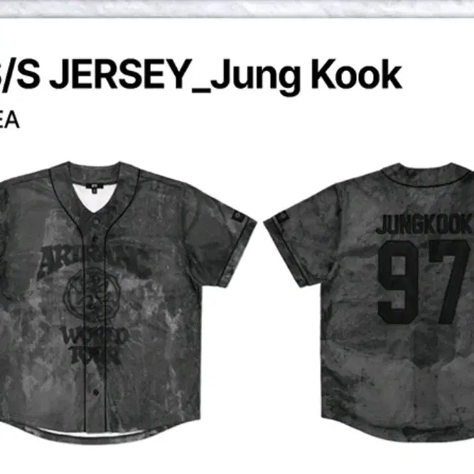 [BUNJANG] BTS Jungkook Arirang Jersey M / 방탄 BTS JK 정국 아리랑 저지 M 새상품