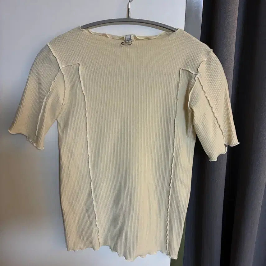 [BUNJANG] Base Range Short Sleeve T-Shirt Ivory S / 베이스레인지 반팔 아이보리 (s)