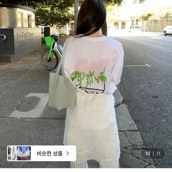 [SOLD OUT] 프릴리 베이비 플라워팟 포인트 티셔츠