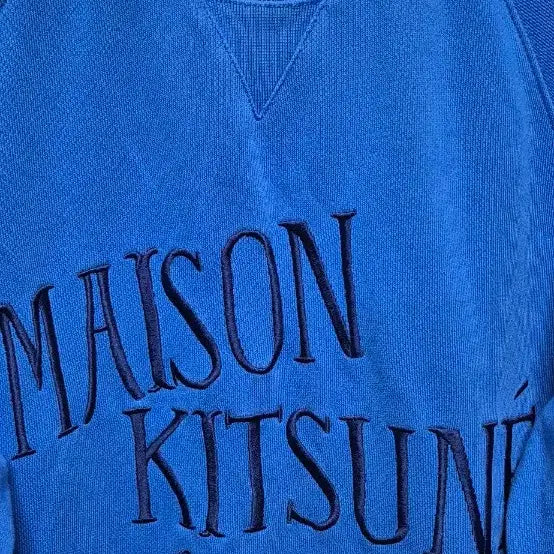 [BUNJANG] Maison Kitsuné Blue Sweatshirt XS / 메종키츠네 정품 맨투맨 블루 xs