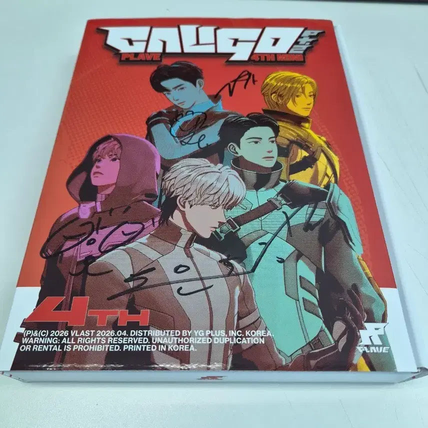 [BUNJANG] PLAVE Signed 4th Mini Album CD / 플레이브 친필 사인 CD