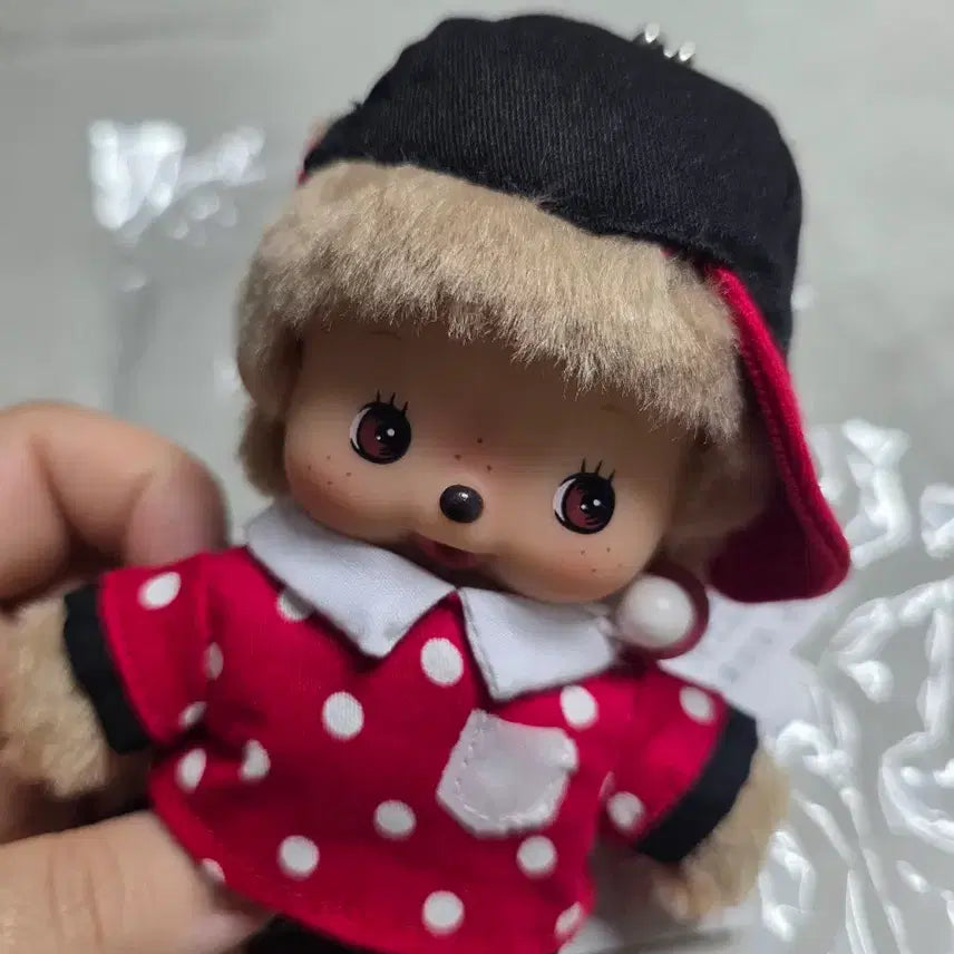 [BUNJANG] Hong Kong Monchhichi Mickey Mouse BebeChichi Doll Keychain / 홍콩 몬치치 미키마우스 베베치치 인형 키링