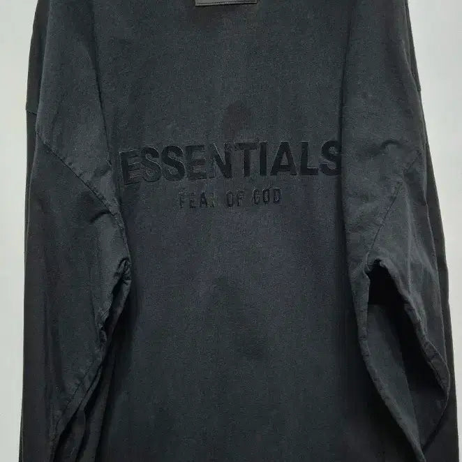 [BUNJANG] Fear of God Essentials Long Sleeve T-Shirt Black L / 피어오브갓 에센셜 긴팔티 블랙 L