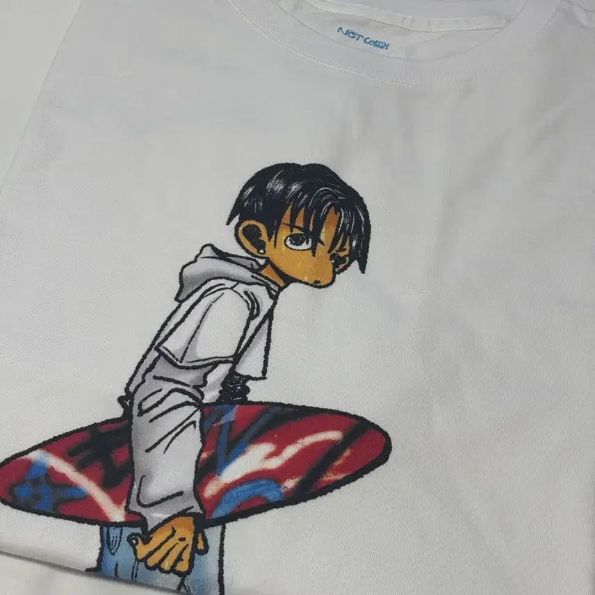 [BUNJANG] NCT WISH Riku Surf T-Shirt (Size L) / 엔시티위시 리쿠 서프 티셔츠 (L 사이즈)