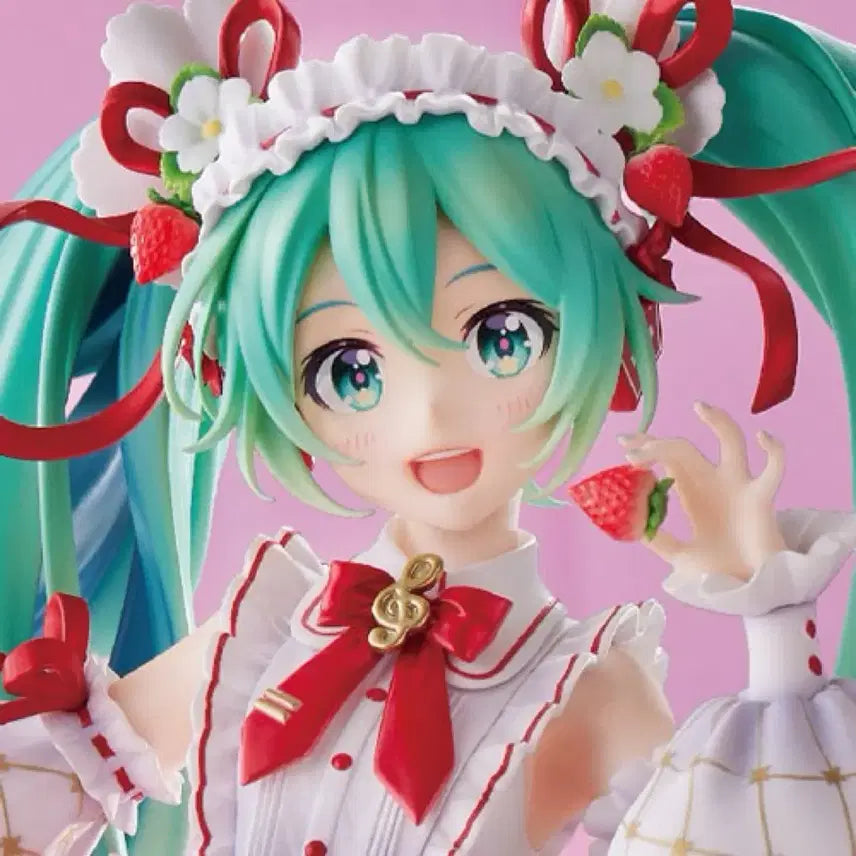 [BUNJANG] Vocaloid Hatsune Miku Strawberry Miku 15th Anniversary Figure / 보컬로이드 하츠네 미쿠 딸기미쿠 피규어 15주년 예약금 양도