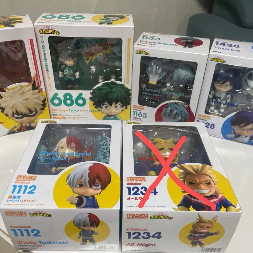 [BUNJANG] My Hero Academia Nendoroid Bundle Set / 나히아)미도리야 바쿠고 쇼토 이이다 시가라키 넨도 일괄