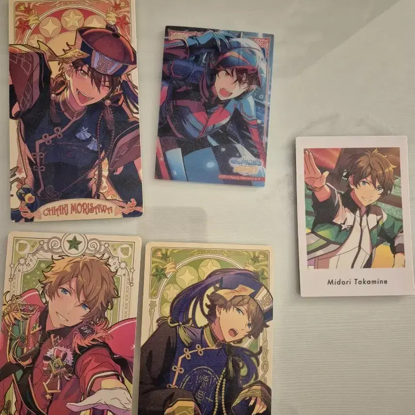 [BUNJANG] Ensemble Stars Chiaki Morosawa &amp; Midori Takamine Official Goods Cards / 앙상블스타즈 치아키 미도리 공식굿즈