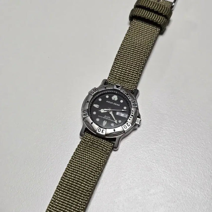 [BUNJANG] Seiko Alba Aqua Gear V348-6A50 Field Watch / 세이코 알바 아쿠아기어(Aqua Gear) V348-6A50