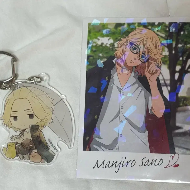 [BUNJANG] Tokyo Revengers Mikey Acrylic Keychain + Glasses Pasha Polaroid Photocard Bundle Set / 도쿄리벤저스 도리벤 마이키 아크릴 키링 + 안경 파샤 폴라로이드 포카