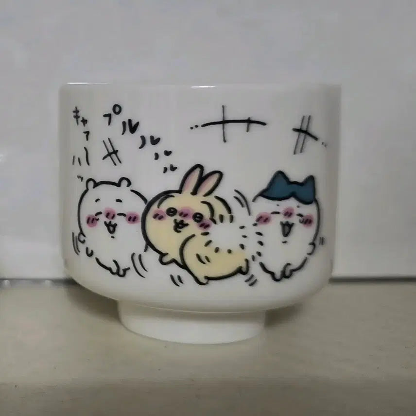 [BUNJANG] Chiikawa Ceramic Sake Cups Set 2 / 치이카와 술잔 2탄 도자기 술잔