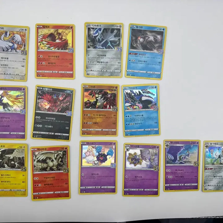 [BUNJANG] Pokemon 25th Anniversary Common Legendary Cards Bundle / 포켓몬카드 25주년 일반전설 카드