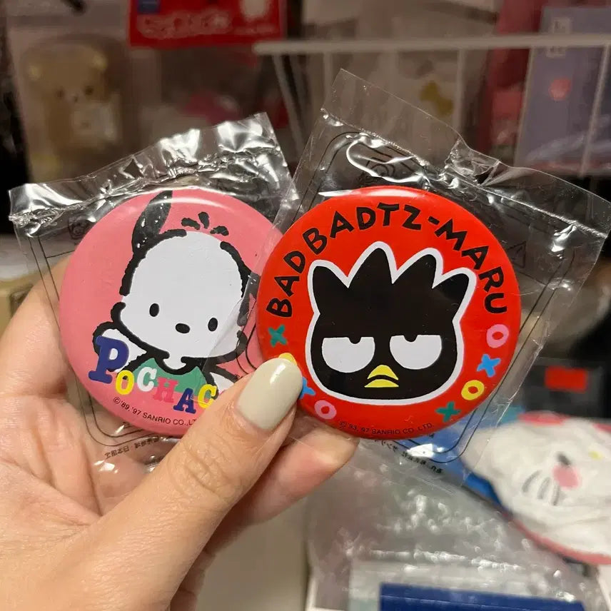 [BUNJANG] Sanrio Classic Badges Kitty, Badtz-Maru, Keroppi (1997) / 97년 산리오 고전 뱃지 키티 바츠마루 케로피