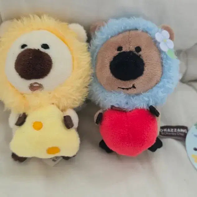 [BUNJANG] Coca-chan Doll Set (Yellow/Sky Blue) / 코카짱 인형 2개 세트 (옐로우/하늘색)