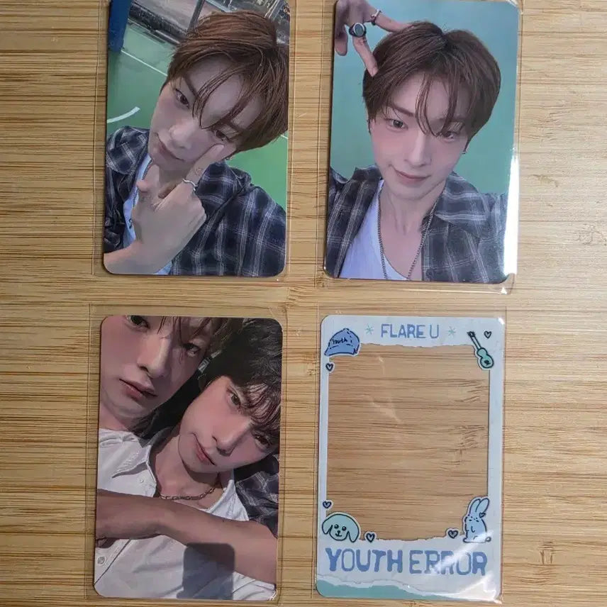 [BUNJANG] Flare U Kang Woojin Ketapo Cafe Photocard Set / 플레어유 강우진 케타포 카페 포카 세트 양도