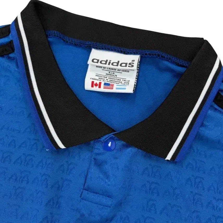 [BUNJANG] Adidas Argentina 90s Retro Half-Sleeve Jersey (Size 105) / 90년대 아디다스 아르헨티나 유니폼 져지 반팔 (105)