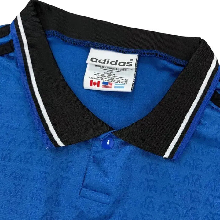 [BUNJANG] Adidas Argentina 90s Retro Half-Sleeve Jersey (Size 105) / 90년대 아디다스 아르헨티나 유니폼 져지 반팔 (105)