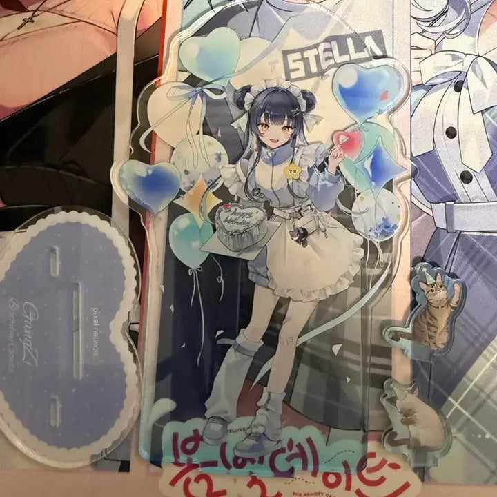 [BUNJANG] Stellive Acrylic Stand, File, Eraser Bundle Set / 급처)스텔라이브 아크릴,파일,지우개 일괄 판매