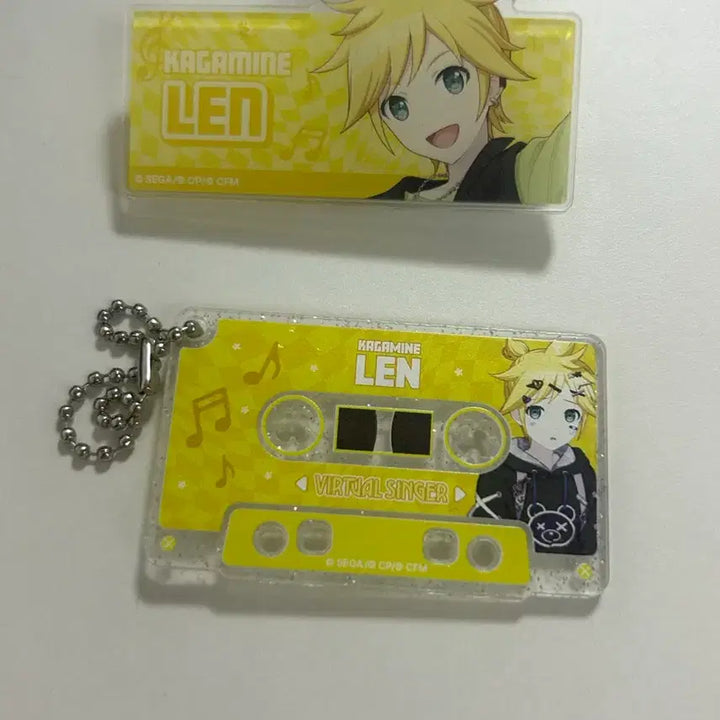 [BUNJANG] Project Sekai Pop-Up Len Acrylic Ring / Name Plate Bundle / 프세카 팝업 렌 아크릴 크링/네임 플레이트 일괄로 팝니다 원가 양도