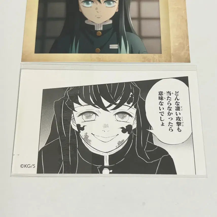 [BUNJANG] Demon Slayer Muichiro Tokito Business Card Pascha Kore Set / 귀멸의 칼날 무이치로 명함 파샤코레 포토 카드 2장 일괄