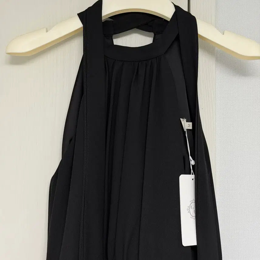 [BUNJANG] Grace Yu Isabelle Halterneck Dress Black M / 그레이스유 이자벨 홀터넥 원피스 블랙 M사이즈 새제품 팝니다