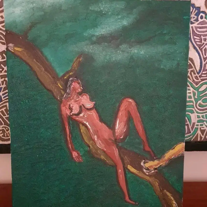 [BUNJANG] Kim Namhyung Oil Painting "Waiting Woman" / (원화) 서양화가 김남형 유화