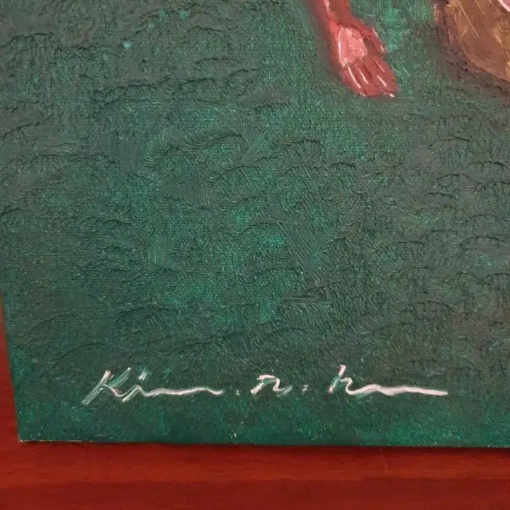 [BUNJANG] Kim Namhyung Oil Painting "Waiting Woman" / (원화) 서양화가 김남형 유화