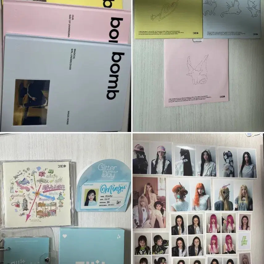 [BUNJANG] ILLIT Bundle Set Albums Photocards CD ID Card Set Mini Photo Holder WELCOME GIFT / 아일릿 굿즈 일괄판매