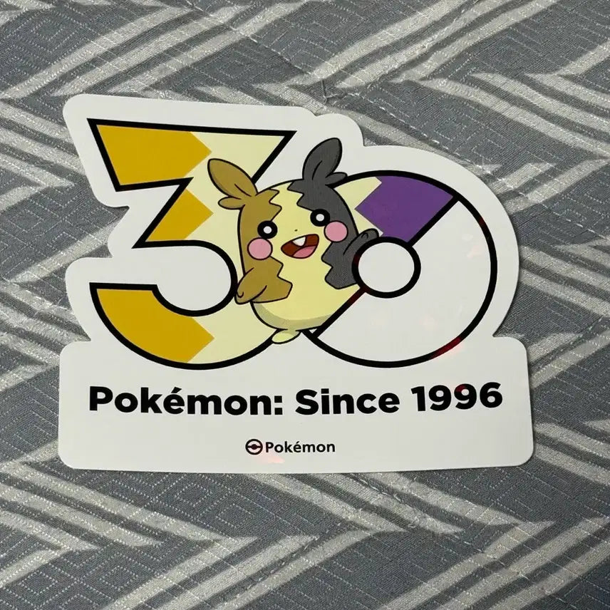 [BUNJANG] Pokemon 30th Anniversary Olive Young Sticker Morpeko / 포켓몬 30주년 올영 스티커 모르페코