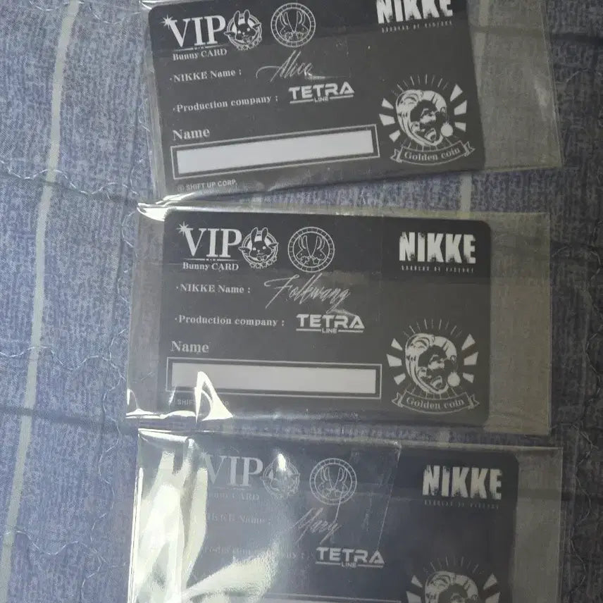 [BUNJANG] NİKE VIP Bunny Girl Card Set (Alice, Volk Bang, Mary) / 니케 Vip 바니걸 카드 3종 앨리스 폴크방 메어리