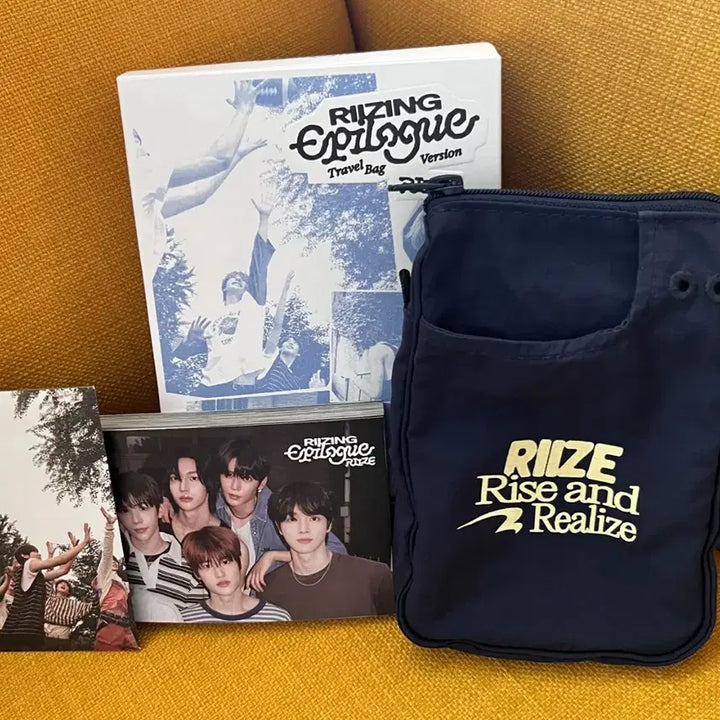 [BUNJANG] RIIZE LOG TRAVEL BAG NAVY VERSION / 라이즈 에필로그 트래블백 가방 네이비 버전 앨범