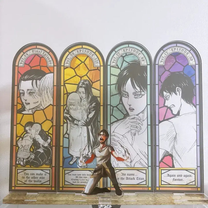 [BUNJANG] Attack on Titan Eren Birthday Diorama / 탈덕 처분)진격의거인 에렌 생일 디오라마 아크릴 스탠드