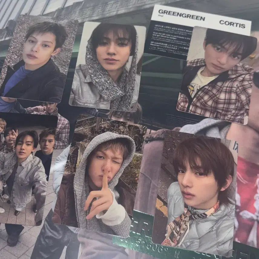 [BUNJANG] ONEUS Kortis Green 2nd Album Vinyl Bundle Set / 코르티스 그린그린 lp 바이닐 일괄 주훈 성현 건호 마틴 제임스 lp포함